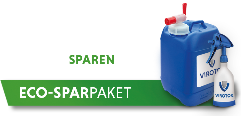 VIROTOX Eco-Sparpaket - Verpackungen und Kosten sparen