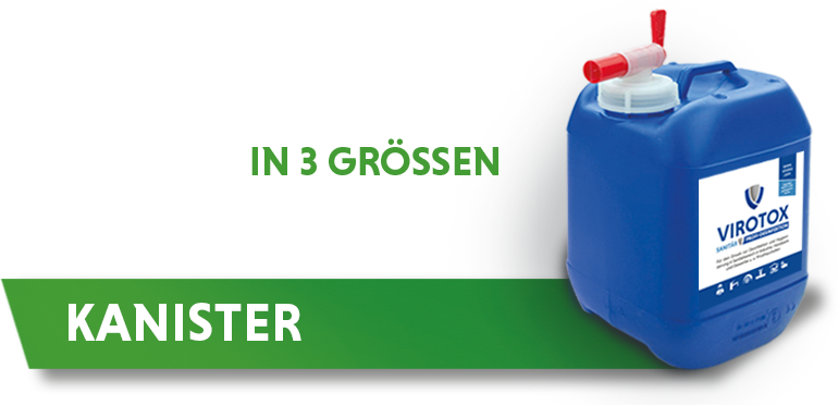 VIROTOX - Kanister mit Auslaufhahn
